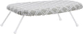 Amazon Basics Foldable Compact Tabletop Ironing Board with Folding Legs, Heat Resistant Portable, Lightweight, Non-Slip, Easy Storage, Trellis Removable Cover, 23.6"L x 7.1"W x 14.3"H, Chevron
