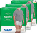Amazon Basics Maximum Absorbency Incontinence Underwear for Men with Leak Protection, Bladder Leak Control, 2X-Large, 42 Count (3 Packs of 14)