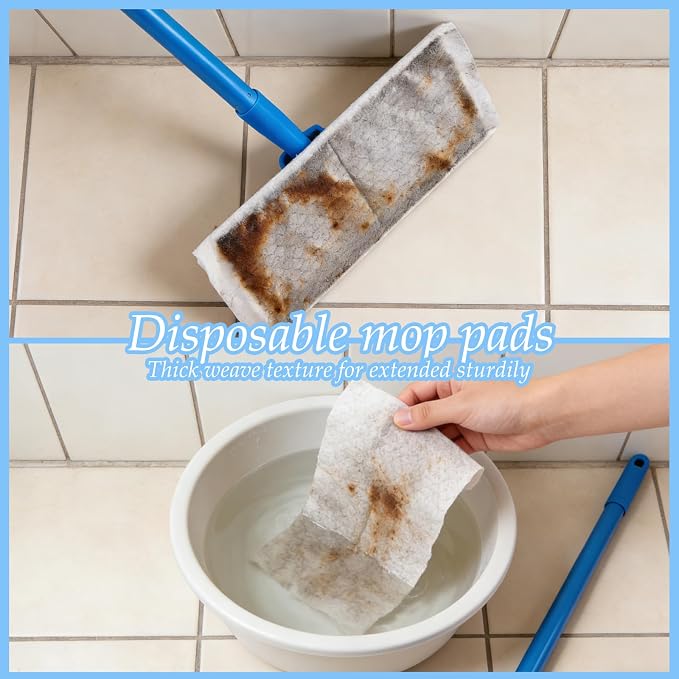 1000 Pcs Sweeper Dry Mop Refills Dry Duster Cloths Disposable Mop Pad Refills Floor Sweeping Cloths for Floor Mopping and Cleaning