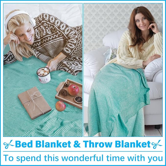 Vikumond Turkish Beach Towel Blanket Oversized 88x82 Inch Quick Dry Teal | Lightweight Compact Portable Sand Free Absorbent Boho Woven Throw for Pool Swimming Picnic Camping Cruise Outdoor Essentials
