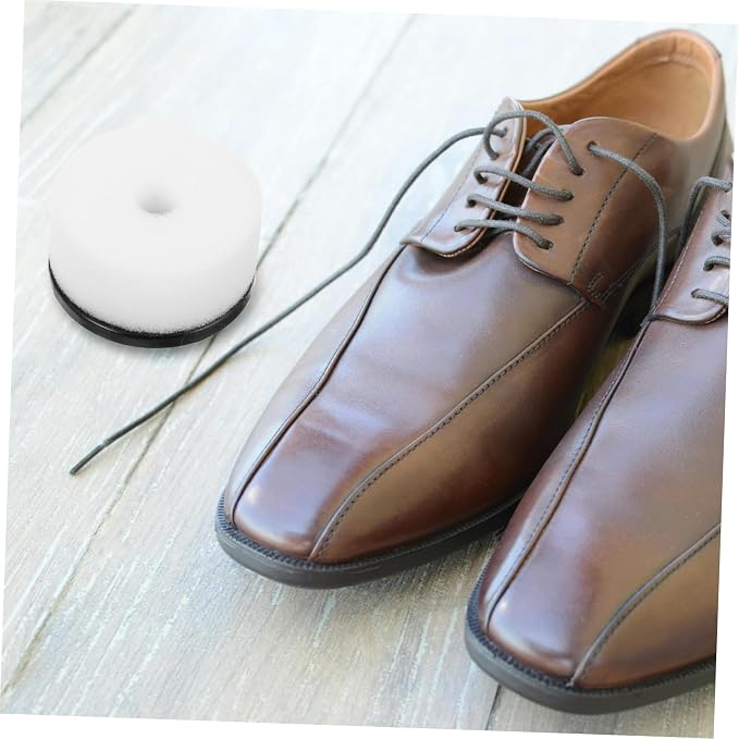 Homoyoyo 4pcs Electric Shoe Polisher Replacement Brush Brush for Shoes Leather Cleaning
