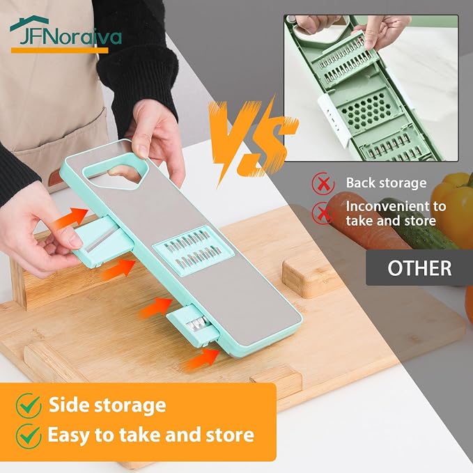 One-Handed Cutting Board, Adaptive Cutting Board for Disabled &Stroke Patients & Handicapped People, Handicap Kitchen Chopping Boards with Peeler& Steel Spikes & Grater