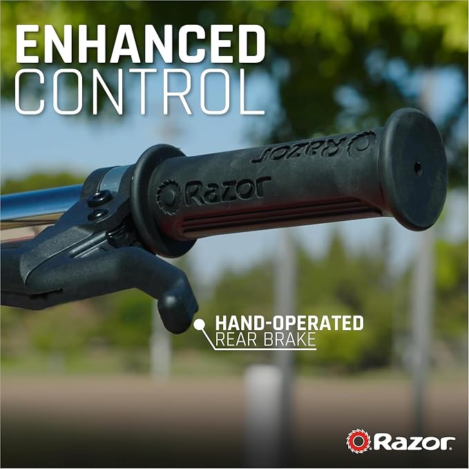 Razor Pocket Mod Classic Miniature Euro-Style Electric Scooter for Ages 8+, Vintage-Inspired Design, High/Low Speed Switch, Up to 80 Minutes Ride Time