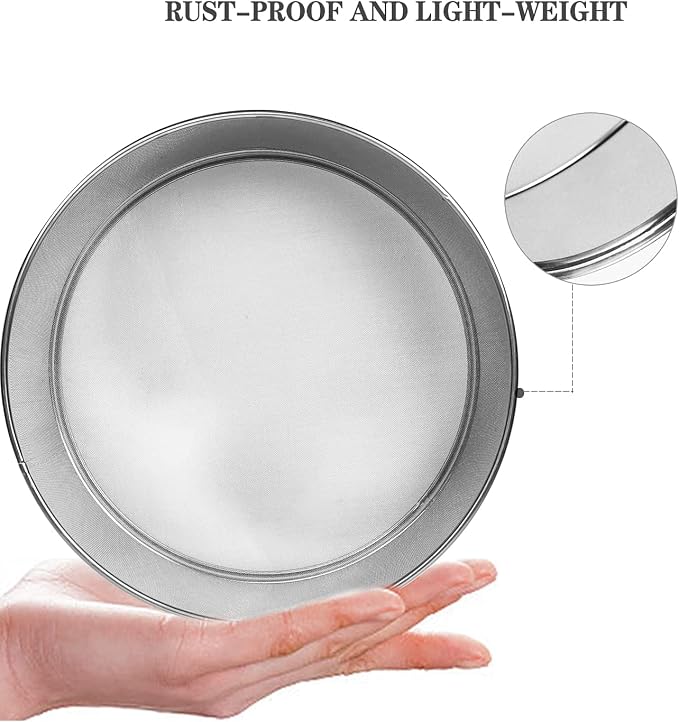 Sidasu Vibrating Sifter Mesh Screen Stainless Steel Vibrating Sieve Mesh Screen 30 Mesh for Automatic Powder Sifter Machine