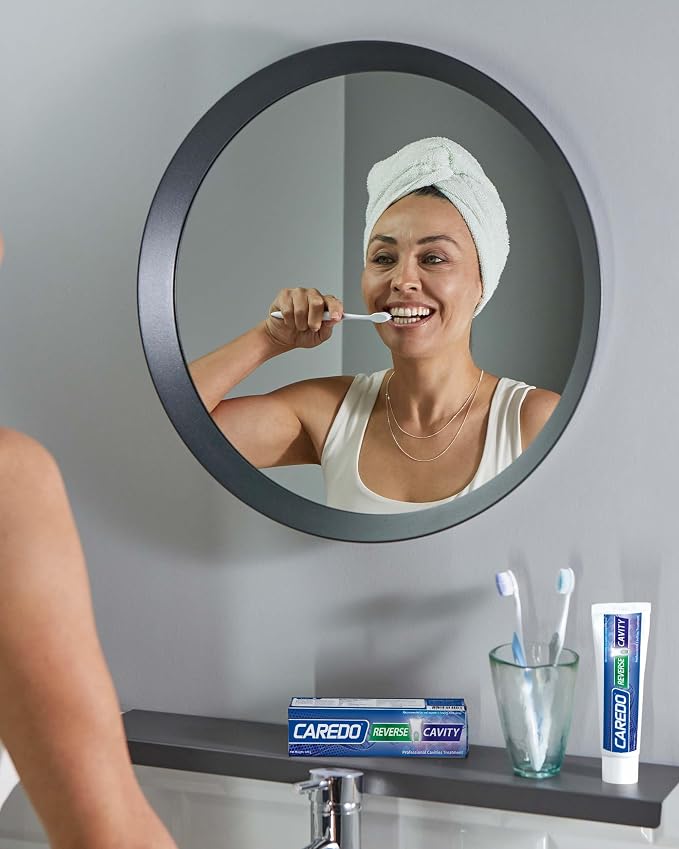 CAREDO Cavity Reversal Hydroxyapatite Toothpaste for Adults, Cavity Tooth Filler as Home Cavity Repair, Fluoride Free Reverse Cavities Treatment for Tooth Decay Repair, Remineralizing Repair 2-Pack