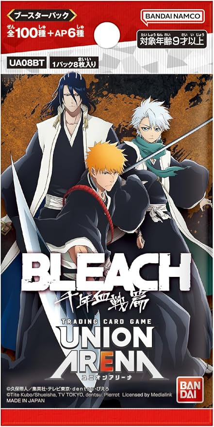 Bandai (BANDAI) UNION ARENA Booster Pack Bleach Millennium Blood Warfare [UA08BT] (Box) 16 Pack