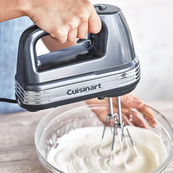 Cuisinart HM-70MGSLT Power Advantage 7-Speed Hand Mixer, Grey