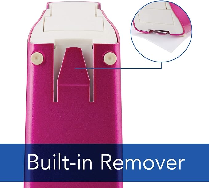 Swingline Stapler, NeXXt Series Wow, Desktop Stapler, 40 Sheet Capacity, Pink (55047023)