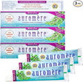 Auromere Ayurvedic Herbal Neem & Clove Toothpaste - Mint-Free, 3 Pack | All Natural Fluoride Free Toothpaste for Adults and Kids, Suitable for Sensitive Teeth, SLS-Free, Non GMO, Vegan Cruelty-Free