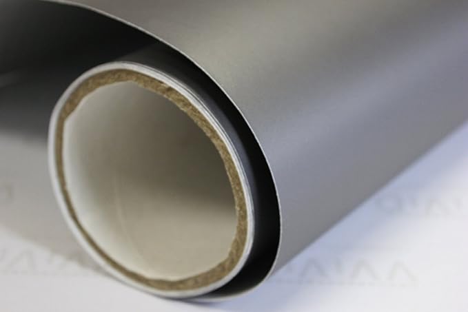 Matte Gun Metal Grey Vinyl Wrap Roll with Air Release Technology (3ft x 5ft)