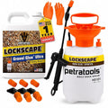 Lockscape Ultra Gravel Glue for Landscaping - Non-Toxic, Concentrated Landscape Binder - Strong Mulch and Rock Glue for Landscaping Pea Gravel, Pine Straw (64 Ounce, Gravel Glue Sprayer Set)