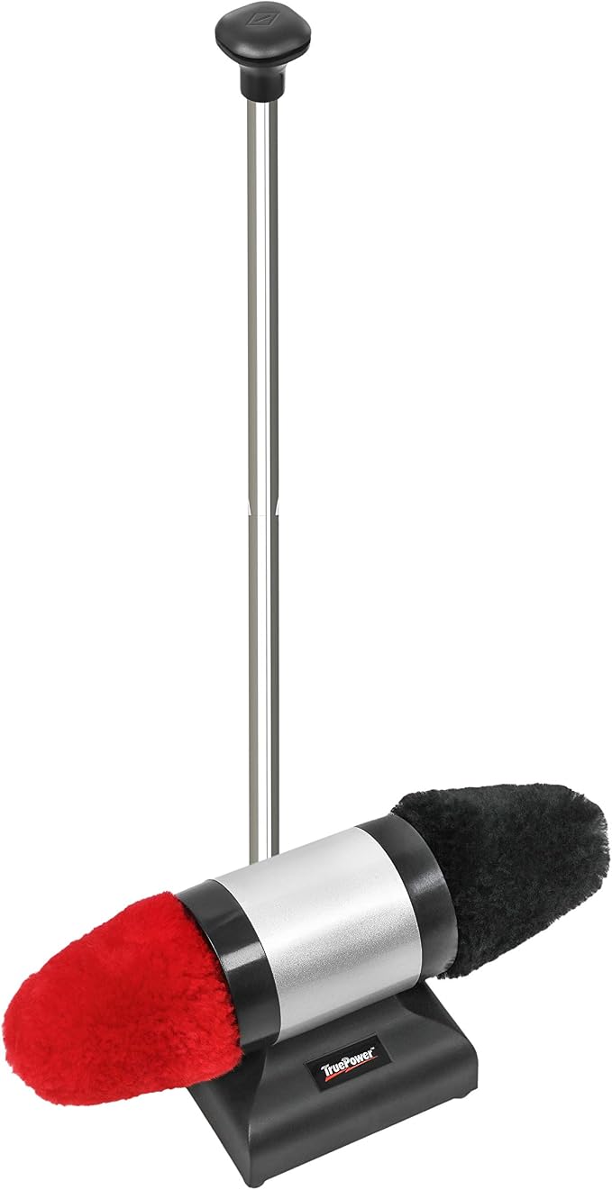 TruePower Electric Shoe Shine Polisher with Lamb Wool Buffers