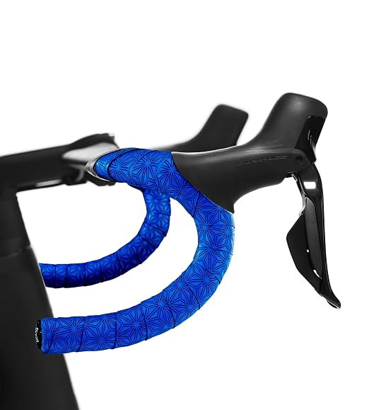 Supacaz Super Sticky Kush Gravel Bar Tape - Cycling Road Bike Handlebar Grip Tape Wrap (Royal Blue)