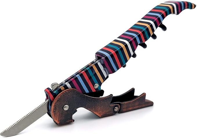 Pulltap's Genuine Collection Lined 900 Waiter's Corkscrew – Double-Hinged Wine Key with Sliding Foil Cutter – Patented Design – Made in Spain – Mil Ralles
