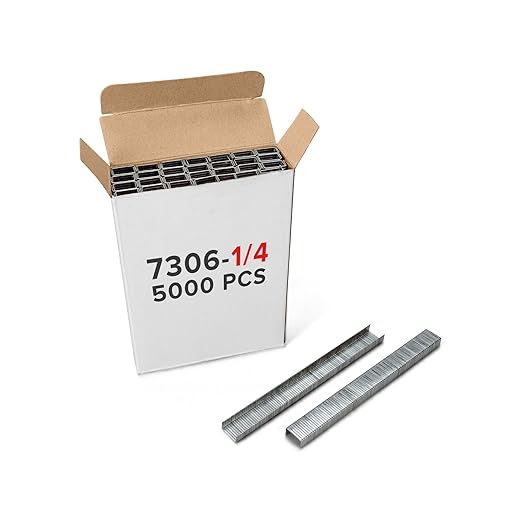 IDL Packaging Heavy Duty Staples for Plier HSP-12 - 7/16" x 1/4" x 0.04" (1 Box, 5000 Pcs) - Non-Rusting Stainless Steel & Zinc-Plated Steel Industrial Staples