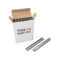 IDL Packaging Heavy Duty Staples for Plier HSP-12 - 7/16" x 1/4" x 0.04" (1 Box, 5000 Pcs) - Non-Rusting Stainless Steel & Zinc-Plated Steel Industrial Staples