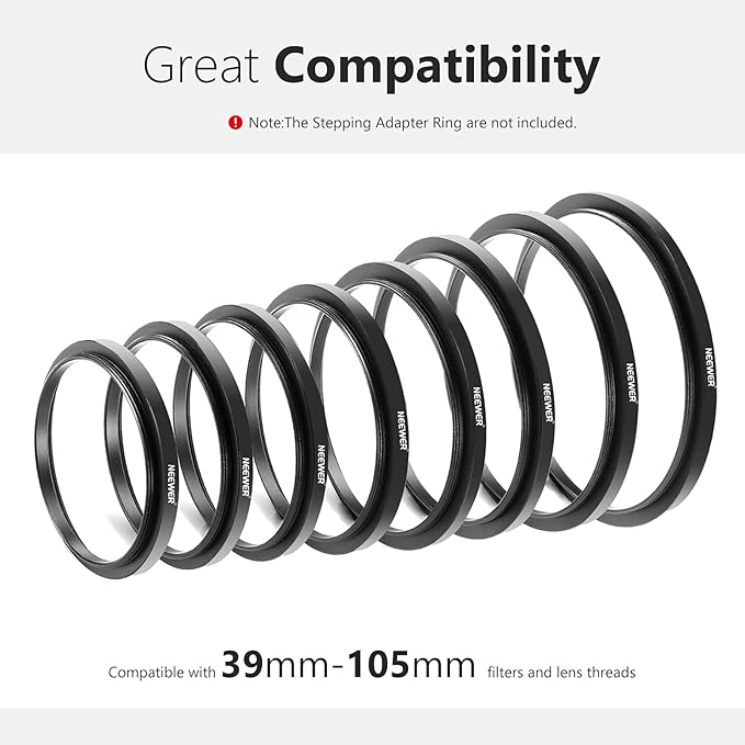Neewer Camera Lens Vise Repair Tool for Lens and Filter, Ring Adjustment Range 27mm to 130mm, Steel Construction