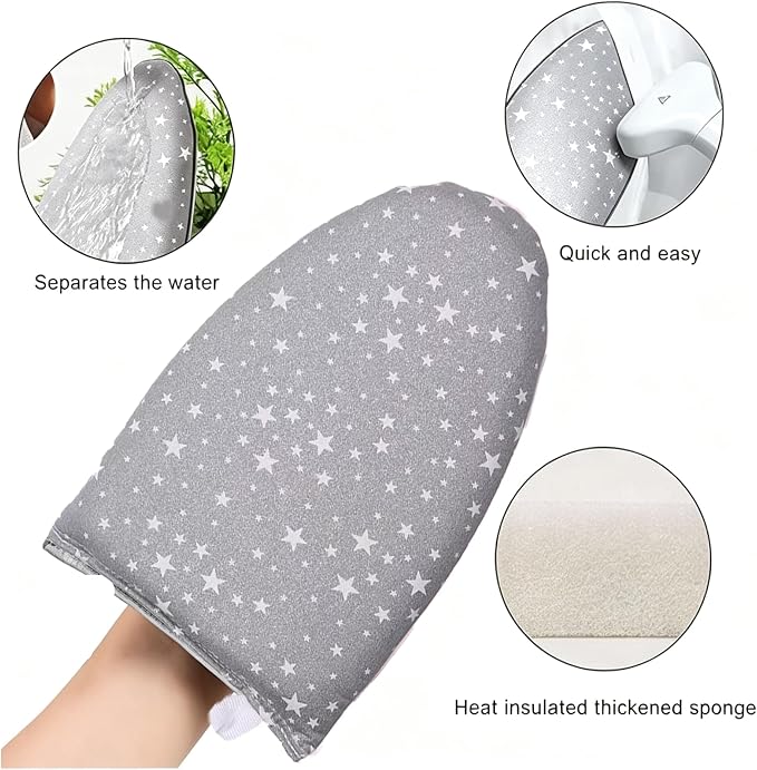 Foldable Steamer Stand – Adjustable Clothes Hanger Rack for Travel | Foldable Steamer Stand with Ironing Gloves, Lint Remover, Storage Bag & Portable Ironing Board – Ideal for home & travel.