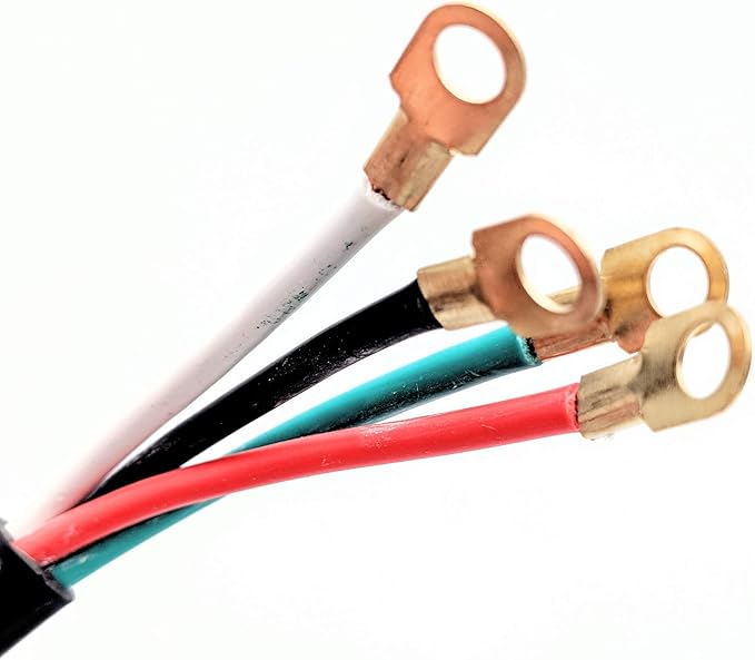 Supplying Demand 10 Foot Clothes Dryer Electrical Power Cord 4 Prong Wire 30 Amp 250 Volt
