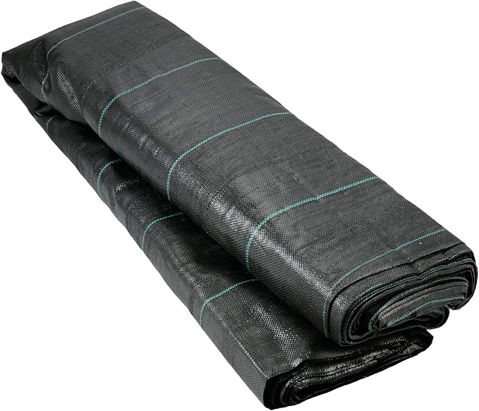 Happybuy Driveway Fabric, 13x60ft Commercial Grade Landscape Fabric, Garden Weed Barrier Fabric Heavy Duty, Geotextile Fabric Underlayment Gravel, Ground Cover Drainage Fabric, Weed Mat Cloth | Landscape Fabric, Woven Geotextile Fabric, Landscaping Fab...
