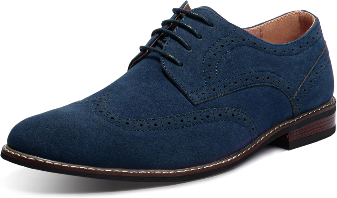 Mens Classic Cap Toe Dress Shoes Oxford for Office | Polished PU Outer Shell,Ventilated Comfortable Latex Insole. Formal Footwear Suited for Office Engagements ,Outings,Weddings