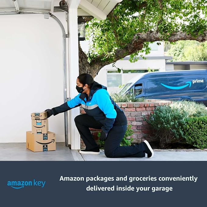 Chamberlain C2212T Smart Wi-Fi Garage Door Opener, 1/2-HP Chain Drive Motor - Quantity 1 , Blue