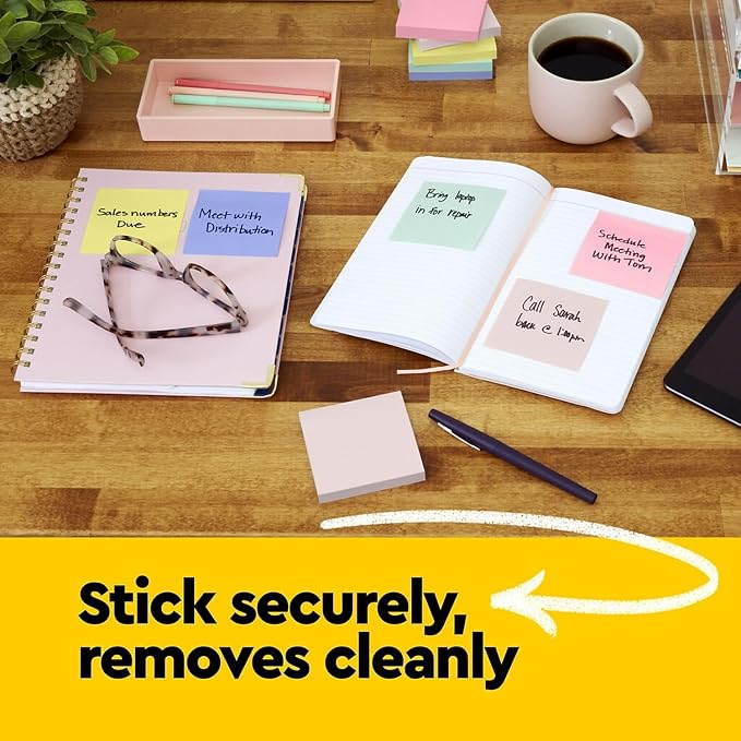 Post-it 660YW Post-it Notes, Lined, 100 Sh/Pad, 4-Inch x6-Inch, 12/PK, Yellow