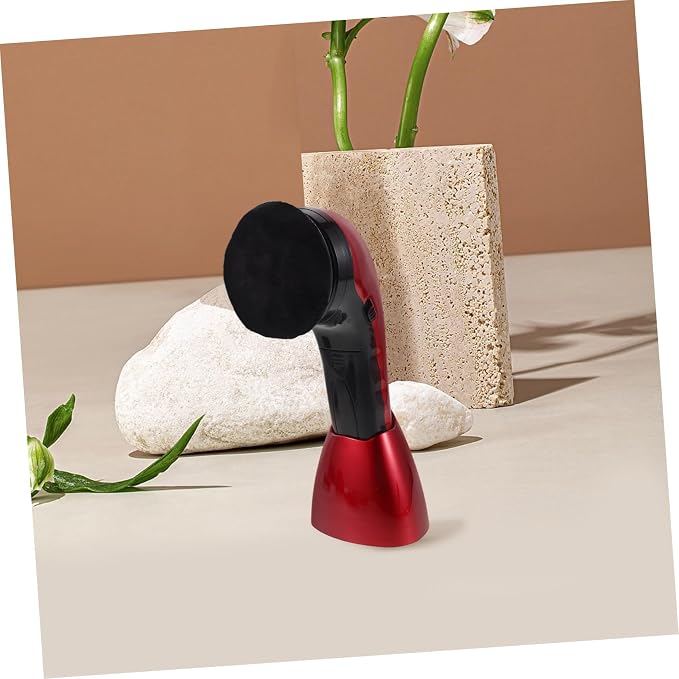 FRCOLOR Portable Electric Shoe Cleaner Brush with Interchangeable Heads for Leather Shoes and Sneakers, Automatic Polishing Machine for Deep Cleansing and Daily Maintenance at Home