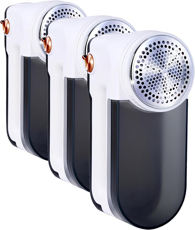 True & Tidy XL Rechargeable Fabric Shaver & Lint Remover w/Built-in Light (Pack of 3)