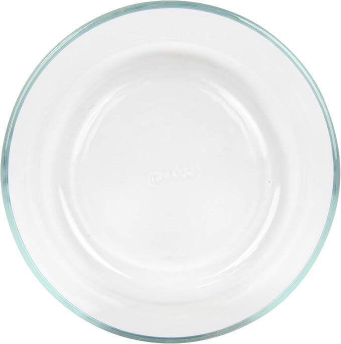 Pyrex 7203 7-Cup Glass Bowl and 7402-PC Red Lid (4-Pack) - Made in USA | Clear Visibility | BPA-Free Plastic | Refrigerator & Freezer Safe | Easy Cleaning | Meal Preparation