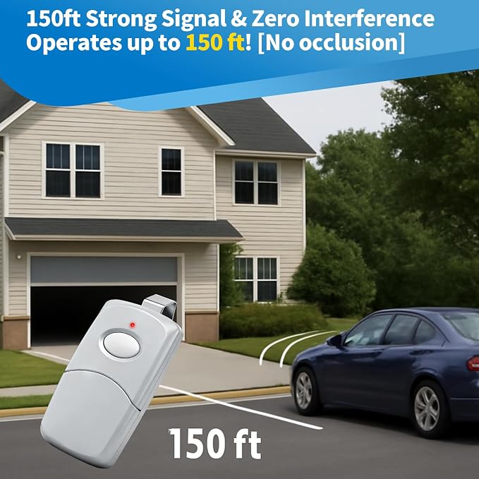 2 for 10 Dip Switch Multicode Gate Opener Remote 308911 300MHz | Compatible with 10 Digit Multicode Gate Opener,for Multi code Garage Door Opener Remote 3089 1050,Gate Remote Control Clicker