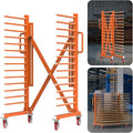 MOOFI 15-Shelf Door & Cabinet Door Paint Drying Rack–Heavy-Duty Metal Rack for Painting,Staining & Curing Doors,Cabinet Doors,Trim & Wood Panels– Space-Saving Drying System for Shops & Remodeling Pros