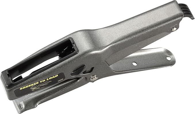 Bostitch Office B8 Plier Heavy Duty Stapler with 1250 1/4" Staples - Full Strip Metal Bostitch Stapler for Cardboard, Paper and Fabric (45 Sheet Capacity)