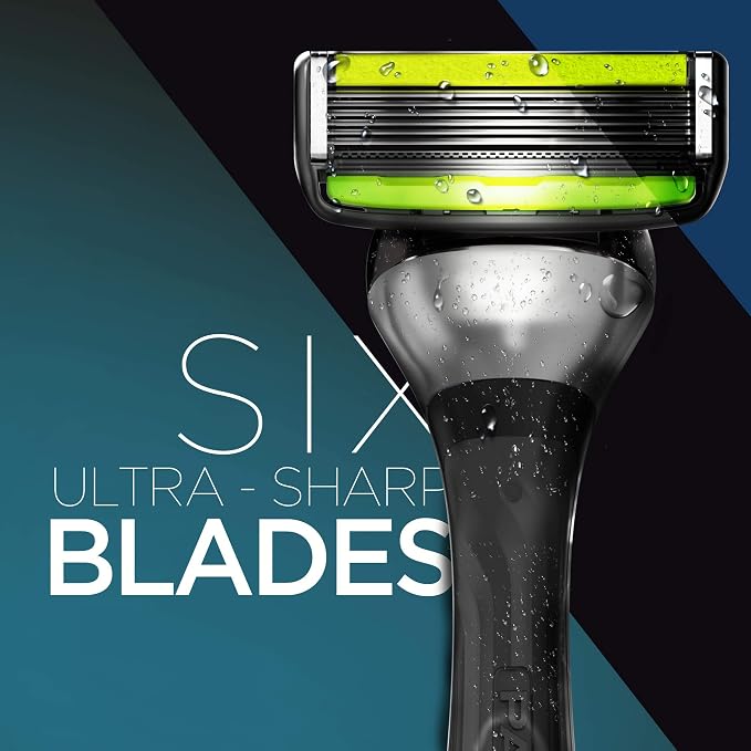 Dorco Pace 6 Pro - Six Blade Razor System with Trimmer - 52 Pack Refill (No Handle)