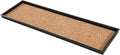 Anji Mountain Heavy Duty Waterproof Rubber Shoe Storage Mat Organizer/Boot Storage Tray Multi Use For Entryway with Coir, Tan and Khaki Insert , Fits 4 Pair (46.5" Wide)