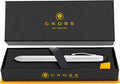 Cross Tech3+ Multifunction Pen, Lustrous Chrome, Personalized Laser Engraving, Black and Red Ballpoint, 0.5mm Pencil, Stylus, Eraser, Cross Gift Box