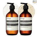 Aesop Resurrection & Reverence Aromatique Hand Wash Set – Nourishing Hand Wash & Gentle Exfoliating Hand Soap Duo | Botanical Cleansers Made with Hydrating Essential Oil Blend | 16.9 oz Each (2 Pack)