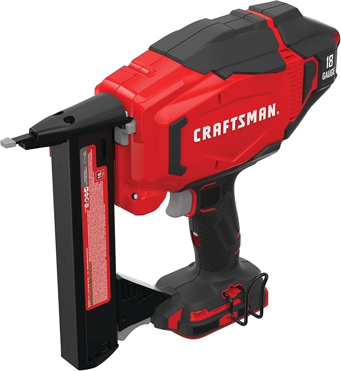 CRAFTSMAN V20 Narrow Crown Stapler, Cordless, 18 Gauge, Tool Only (CMCN618NB)