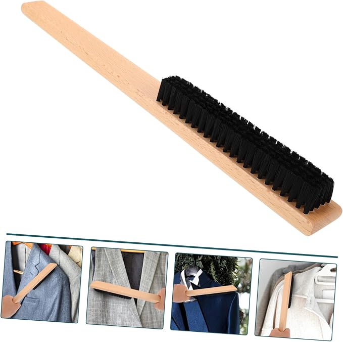 Healeved 5pcs Bristle Coat Brush Household Lint Tool for Clothes Hats and Shoes Lightweight Design for Removal for Use
