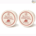 Taylor of Old Bond Street Cedarwood Fragrance Shaving Cream Bowl 150g (2-Pack) – Rich Lather for Traditional Shaving