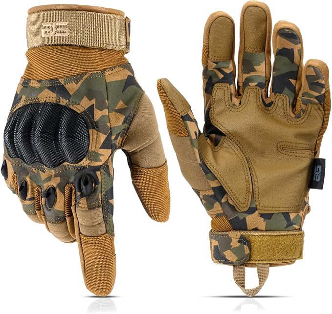 Glove Station Hard Knuckle Utility Gloves, Touchscreen, THKFF, Comfort, 2XL | TPR Impact Shield, Touchscreen Compatible - Motorcycle, Outdoor & Utility Use