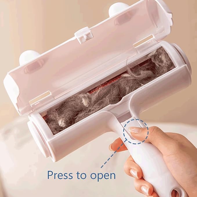 Strong Adhesion Plastic Lint Roller Two Way Brush Head Lint Rollers Washable and Reusable Lint Remover Portable Lint Remover Brush Portable