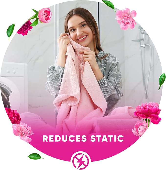 Ensueño Fabric Softener Laundry Dryer Sheets - Spring Fresh Scent - (6 Pack) 80 Count - Scent Booster Laundry Sheets - Softens Wrinkles & Reduces Static
