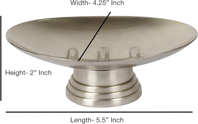 nu steel DR-3456-SET4 Dual Ridge Collection Bathroom Accessories, 4 Bath Set Including Soap Dish, Lotion Dispenser, Tumbler Mug, Toothbrush Holder, Brushed Pewter Finish, 4 Piece