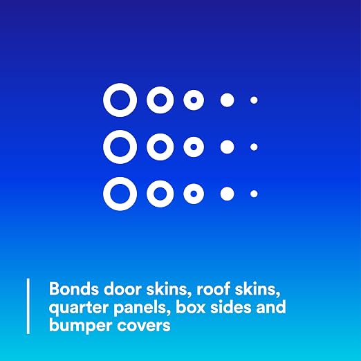 3M Panel Bonding Adhesive, 08116, 200 ml/6.75 fl oz Cartridge, Black