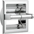 FORIOUS Recessed Toilet Paper Holder, Stainless Steel Durable Tissue Roll Holder Wall Mount for Bathroom Space Saving Design with Mounting Bracket, Wall Toilet Paper Dispenser Insert, Chrome