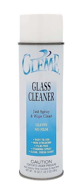 Claire CL050-12pk Gleme Glass Cleaner; 19 Oz. Net Wt,12 Count