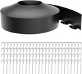 Landscape Edging 4 Inch Tall 80FT with 100Pcs Metal Spikes, Plastic Garden Edging Border Landscape Edging Border Lawn Edging for Landscaping, Flower Bed, Yard