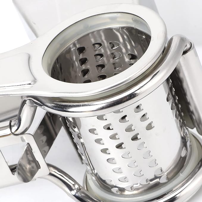 Cheese Grater, Stainless Steel Grater Vegetables Cutter Cheese Grater with Container Stainless Steel Used for Family Kitchen 1 X Cheese Grater Peeler
