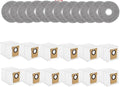 Mop Cloths Dust Bag Replacement，Compatible For Xiaomi，5 Pro/OV21CN/X10 Plus/X20 Plus/M30S/M30 Pro Mop Rags Bags Robot Vacuum Cleaner Parts(SET16)
